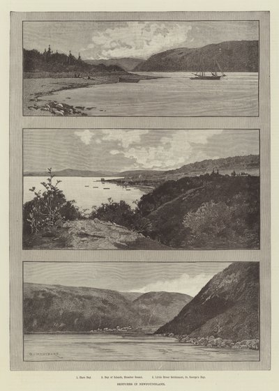 Sketches in Newfoundland by Charles Auguste Loye